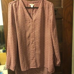 long sleeve blouse